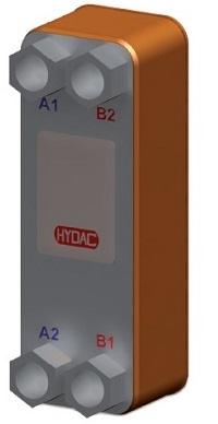 Паяный теплообменник HYDAC HEX S610-50